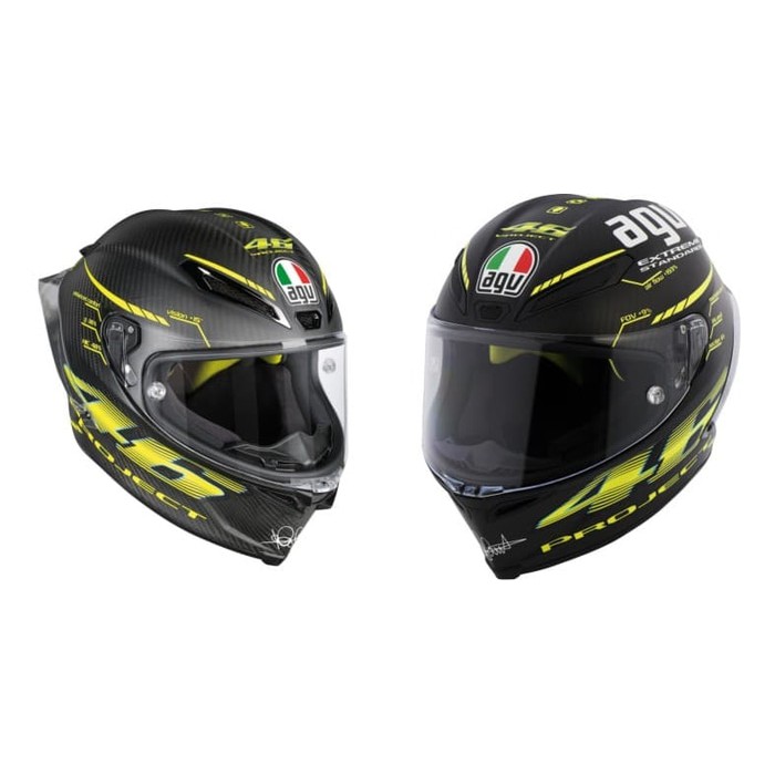Cutting Sticker / Stiker Helm AGV Pista VR 46 Project Valentino Rossi