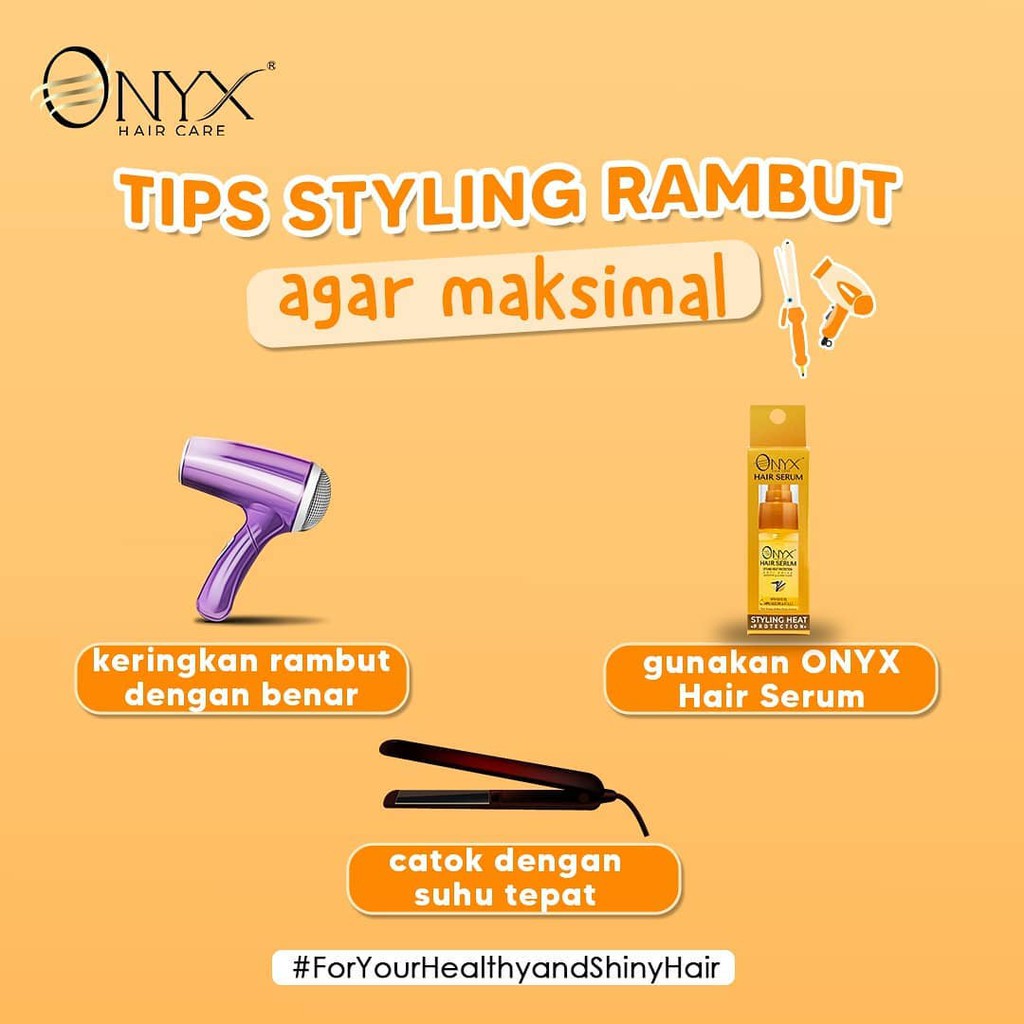 Onyx Hair Care Hair Serum Styling Heat Protection . serum vitamin rambut