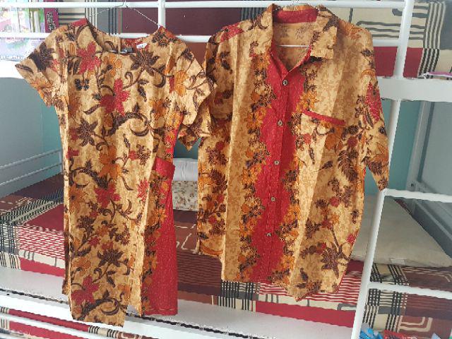 Kemeja Batik Dewasa Lengan Pendek, 113 Og#