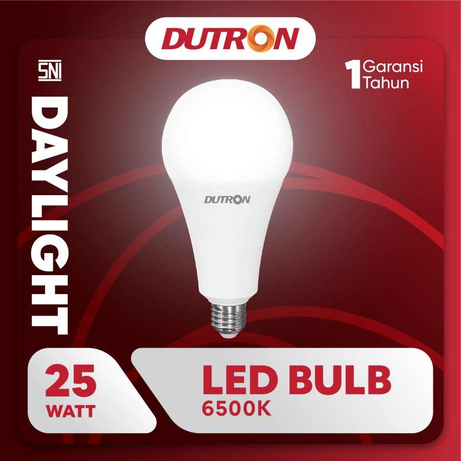 Lampu LED DUTRON 25W 25Watt PUTIH Lampu Bohlam LED DUTRON 25 W PUTIH