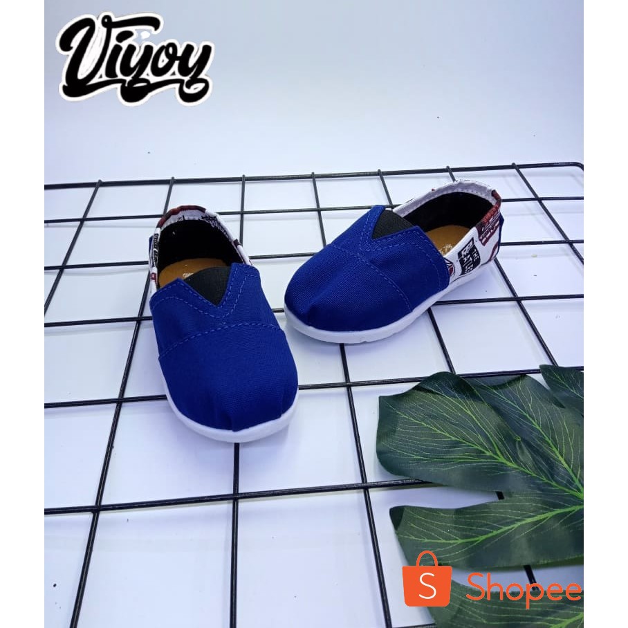 Sepatu Anak slip On Unisex Sepatu Anak Slip On Laki laki dan perempuan Sepatu WK Termurah Size 22-35