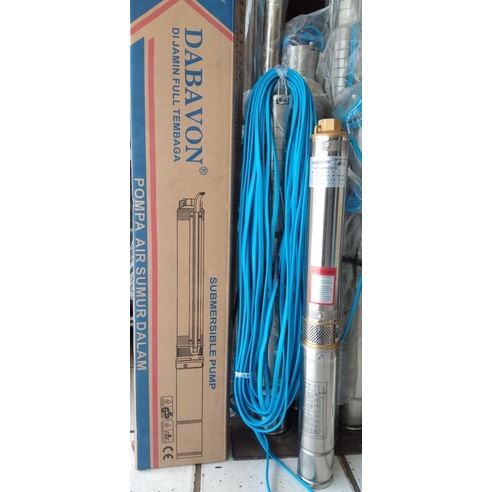 POMPA SUBMERSIBLE/SATELIT DABAVON 3" 0,25 HP + KABEL 30M