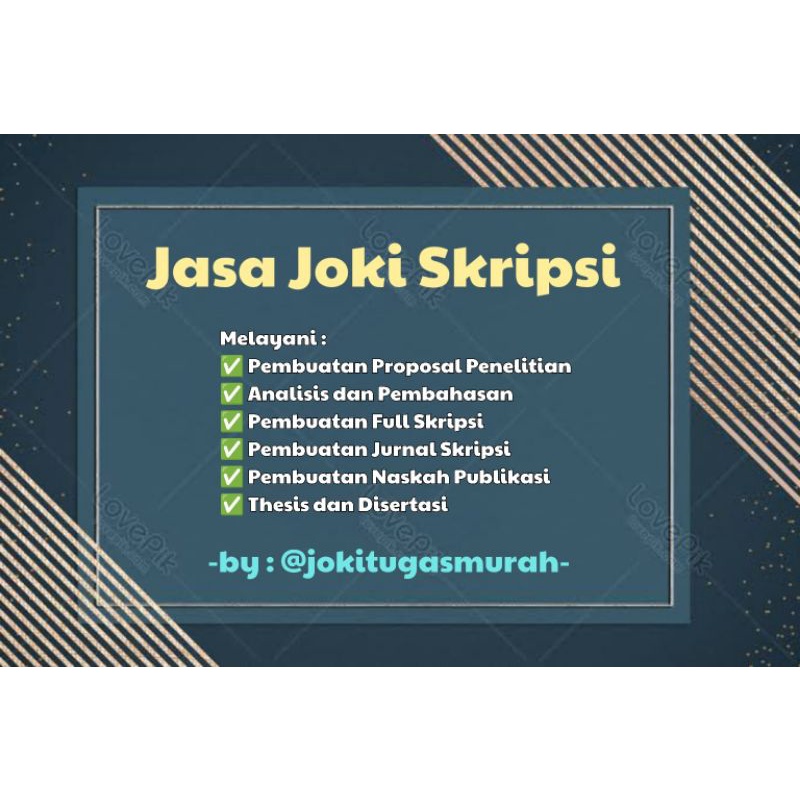 Pembuatan Penelitian Kualitatif / Proposal Skripsi / Hasil dan Pembahasan Thesis Disertasi / Tugas A