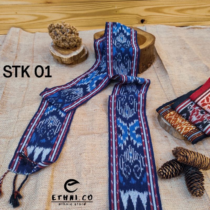 Syal Tenun Kasar Selendang Motif Etnik-STK 01