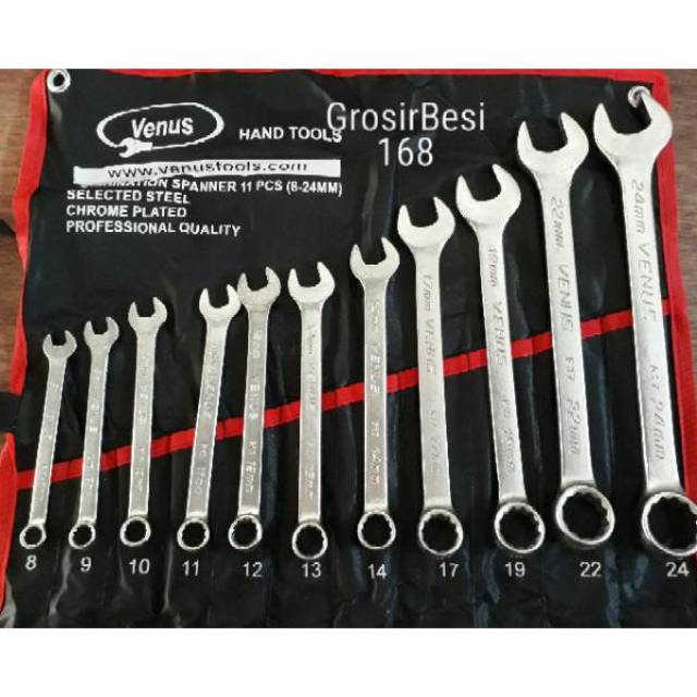 Kunci Ring Pas set Venus 11 pcs 8 24 8 24 Reng Pas set Kunci Ring Pas set Venus 11 pcs 8 24 8 24 Reng Pas set