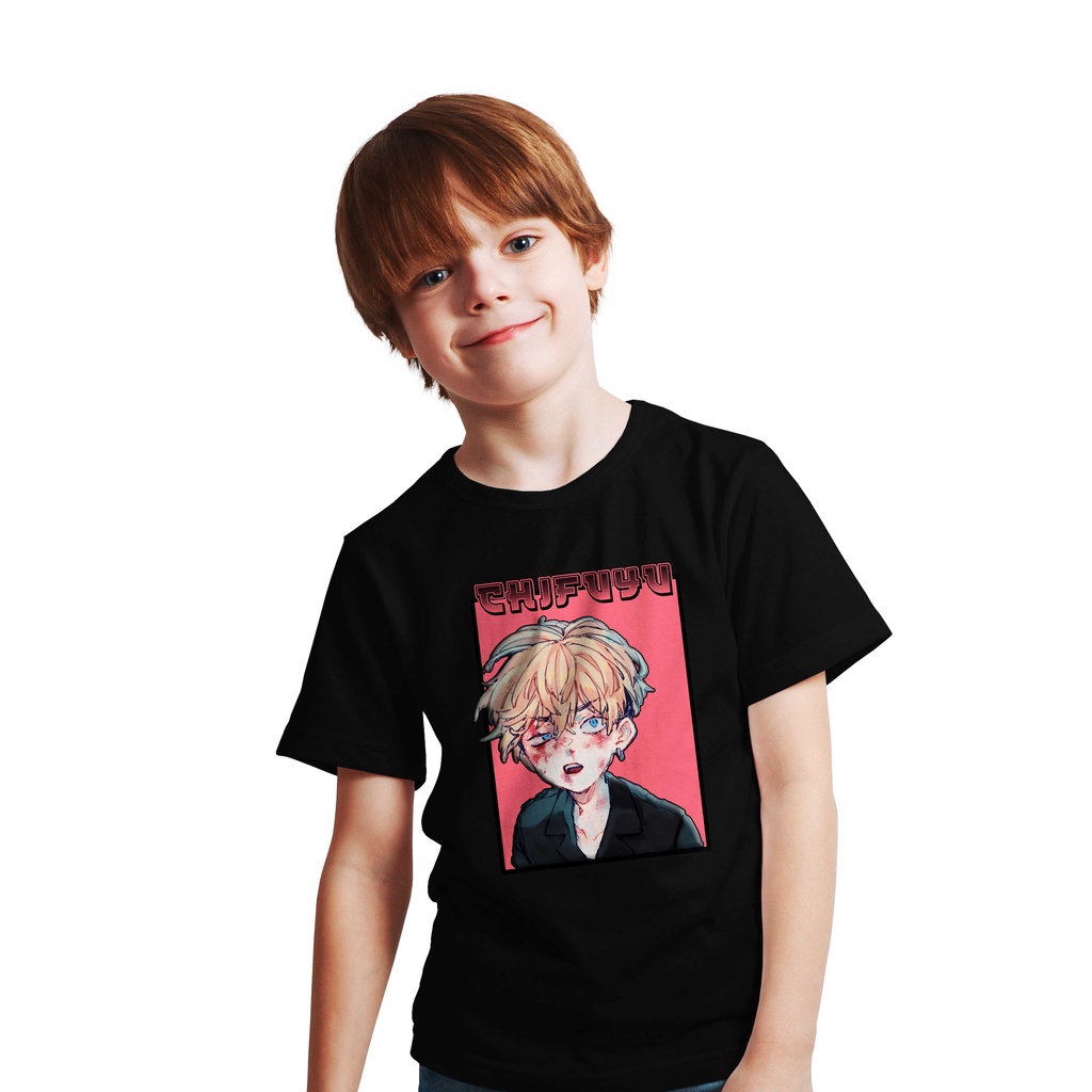 BAJU KAOS ANAK ANIME TOKYO REVENGERS CHIFUYU TOUMAN TERBARU