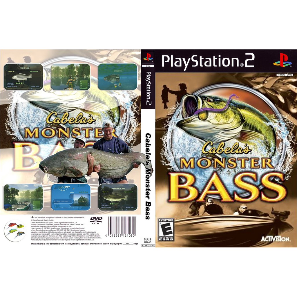 Kaset PS2 CABELA'S MONSTER BASS