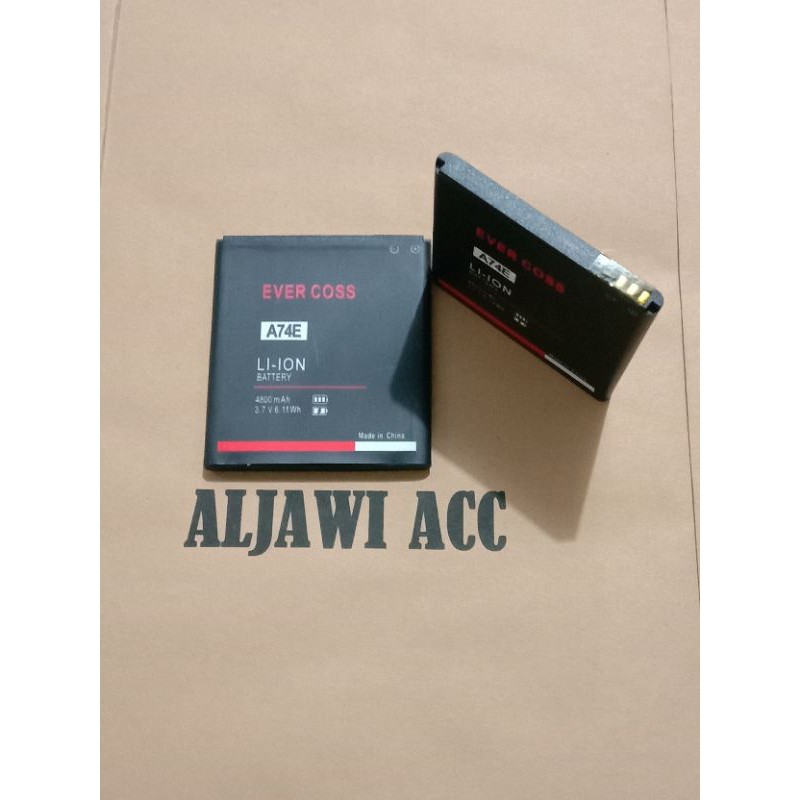 Batre Baterai Battery Evercoss Cross A74E Original Battery Hp