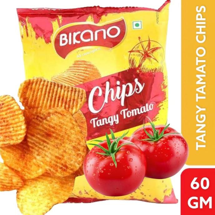 

*#*#*#] Snack India Bikano Chips Tangy Tomato 60g/Cemilan India/Makanan Ringan