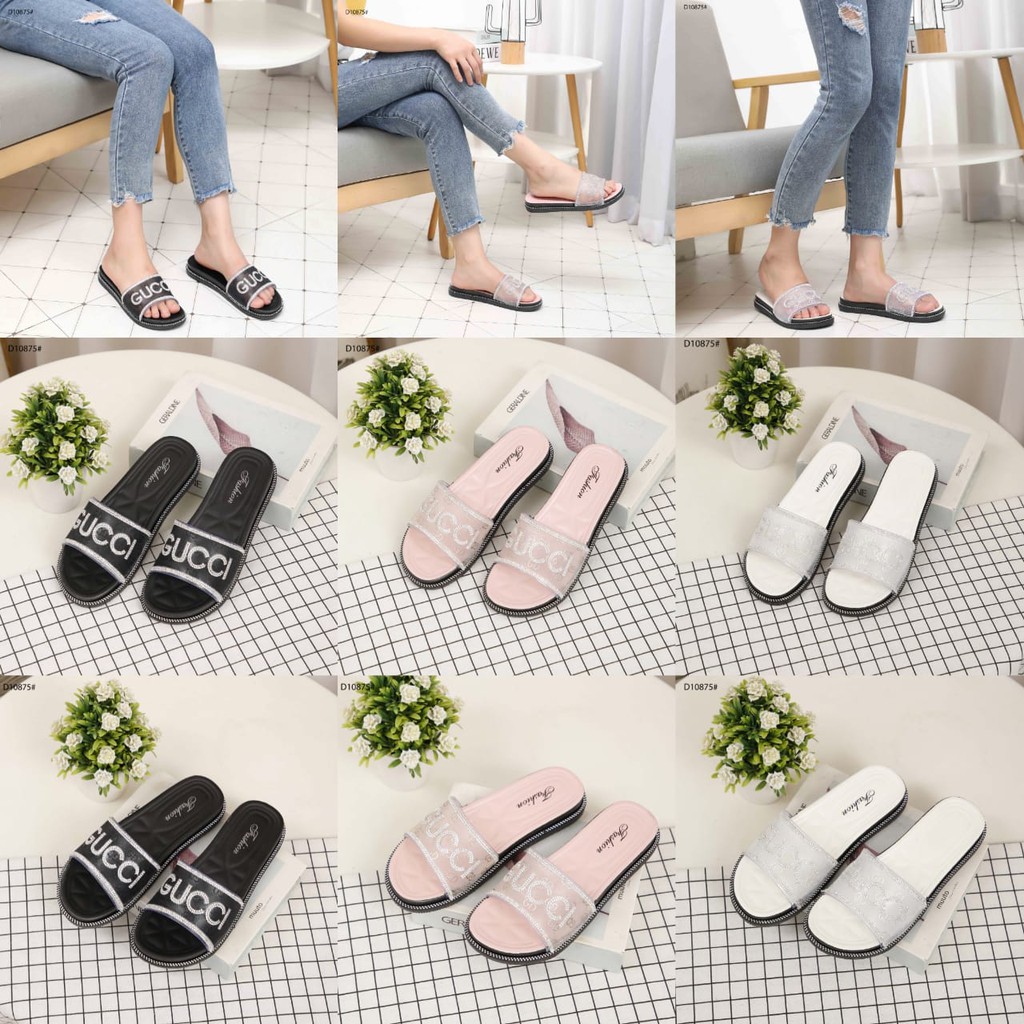 GC Swarovki Fashion Slippers D10875