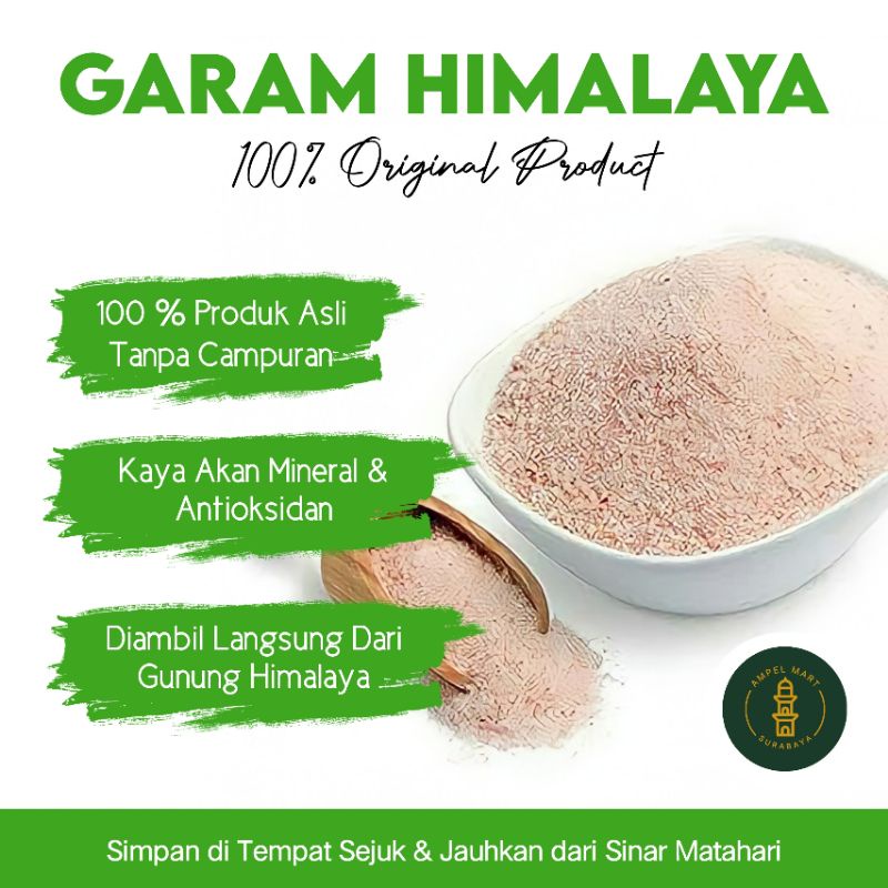 Garam Himalaya 1000 gram Original - Garam Pink Himalaya 500 gram