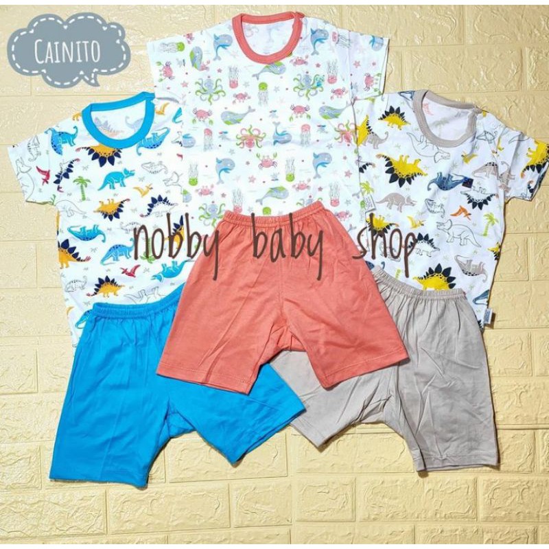 Cainito Setelan Oblong Pendek Size ML XL dan XXL