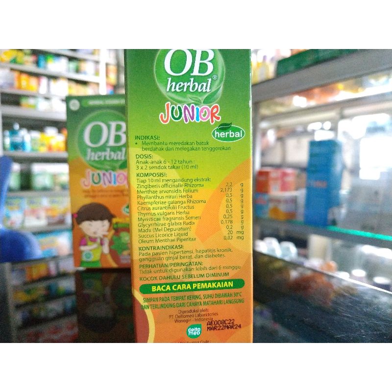 OB HERBAL JUNIOR 60 ML