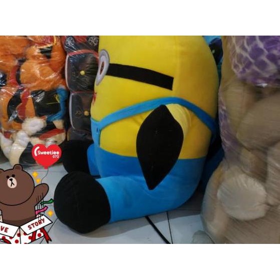 Banyak PeminatBoneka Minion Besar Minions Jumbo SNI 90cm