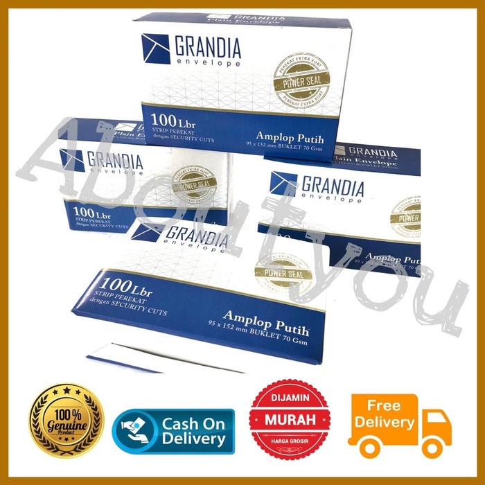

Menyurat-Surat- Amplop Surat Putih 104 Polos Air Mail Ekonomis 100 Lembar Ada Perekat -Surat-