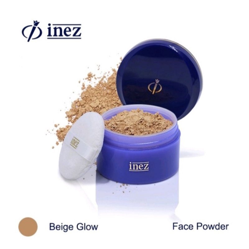 Bedak Tabur Original Inez Color Contour Plus Face Powder.