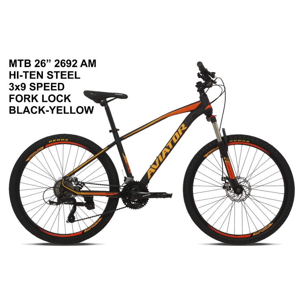 SEPEDA MTB 26" AVIATOR AT-2692 AM