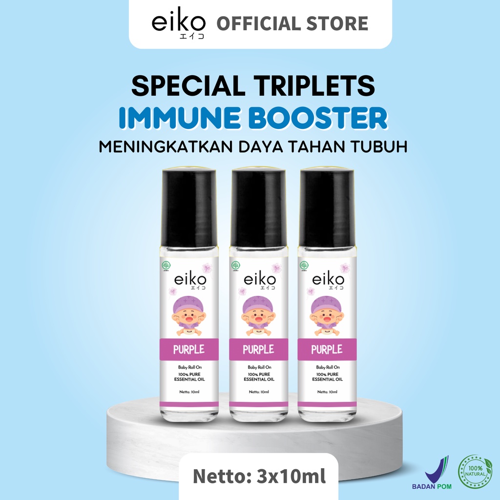 Essential Oil Baby EIKO - EIKO Baby Oil - EIKO Package Special Triplets Immune Booster