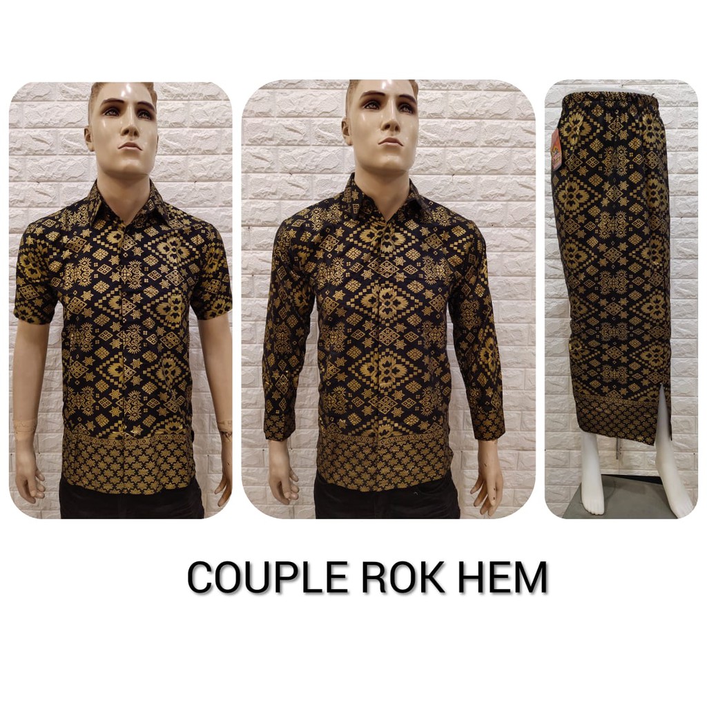 COUPLE KEBAYA ROK SPAN HEM PENDEK PANJANG