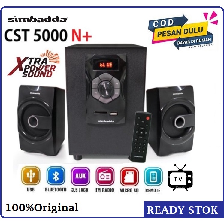 Jual Speaker Simbadda Speaker Multimedia CST 5000+ Bisa Usb Bluetooth ...