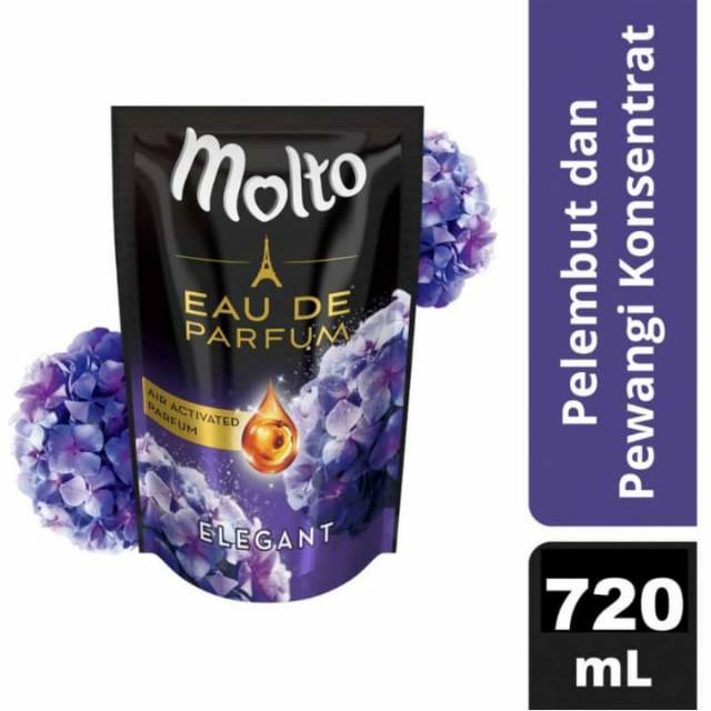 Molto Pelembut & Pewangi Eau de Parfume Elegant Reffil 720ml