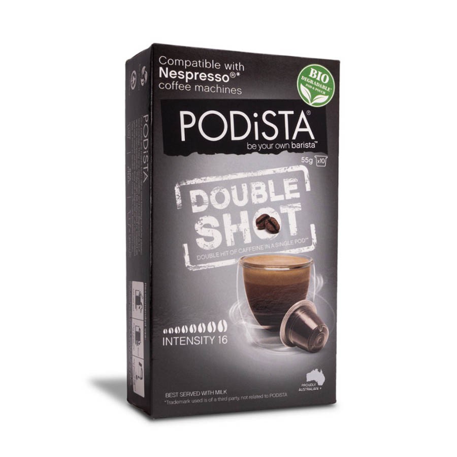

Nespresso Podista Double Shot Coffee Capsules w Guarana / Capsule - Kapsul Kopi