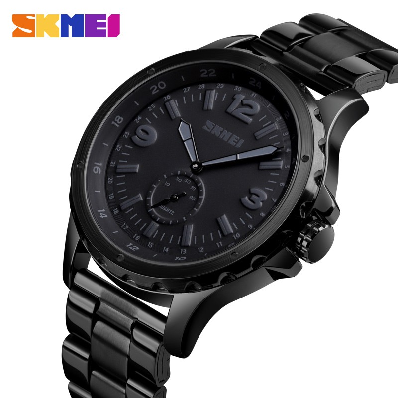 SKMEI 1513 Jam Tangan Pria Analog Tali Stainless WATCHKITE WKOS