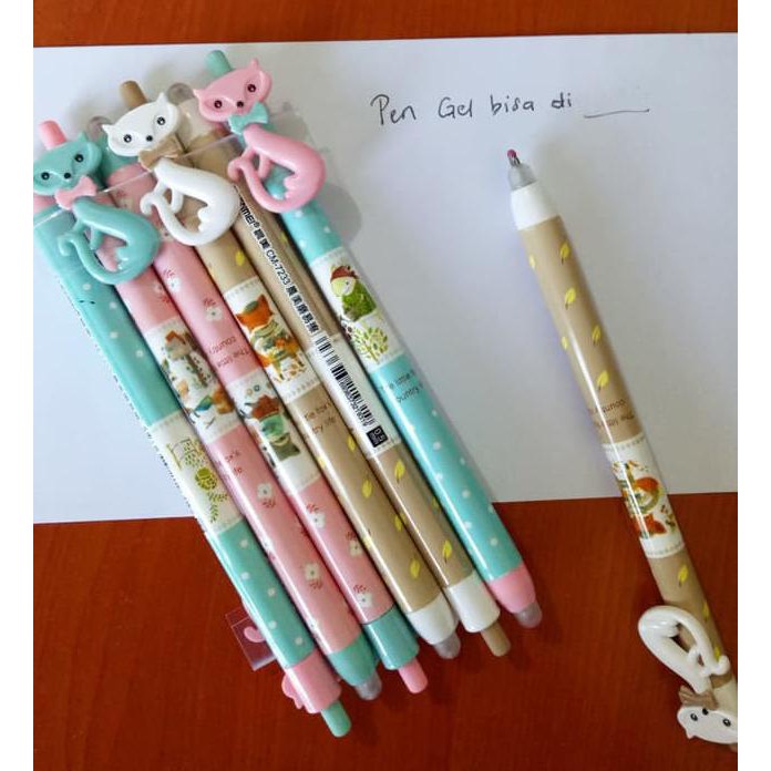 

Gel Pen Hapus / Pulpen Gel Lancar Bisa Dihapus CHENMEI - Fox