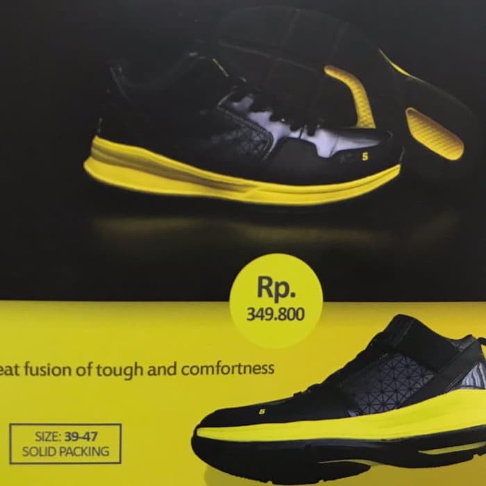 PROMO ORIGINAL ARDILES Ardilles DBL AZA5 AZA 5 SEPATU BASKET - 40