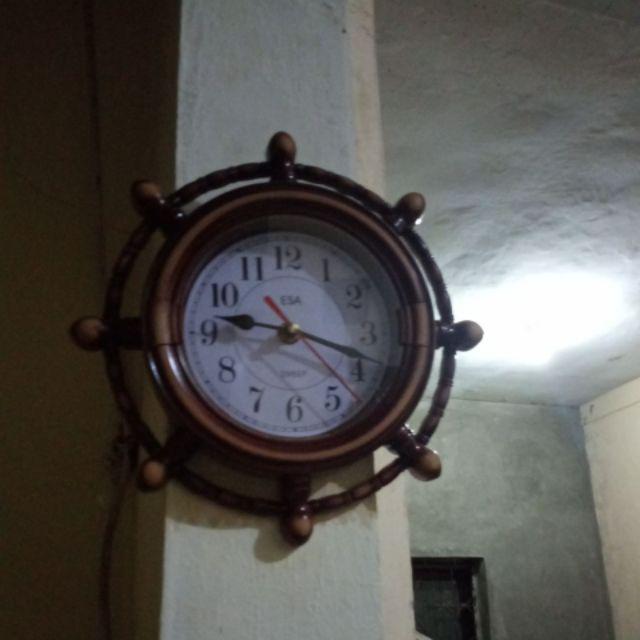 Jam Dinding Esa Tld-35028e Sweep Movement Diameter 25cm Best Seller