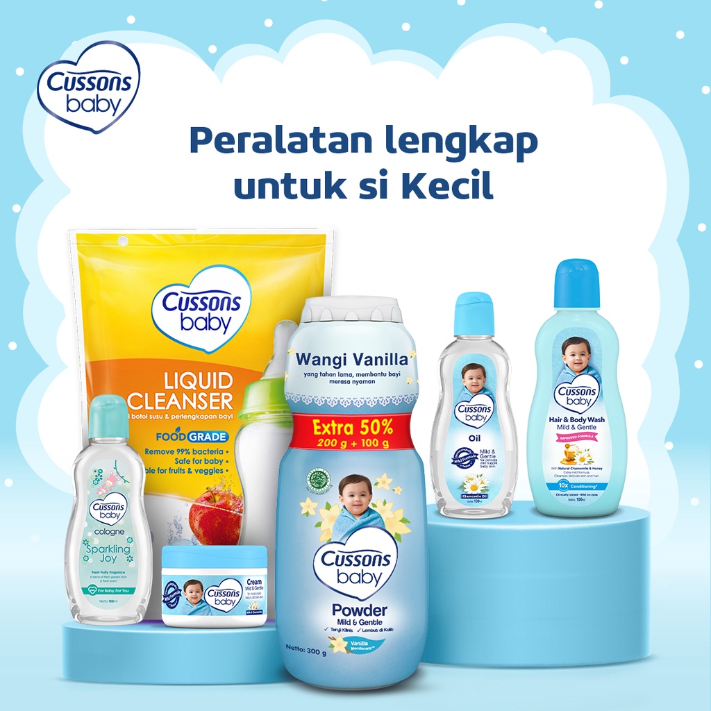 ★ BB ★  Cussons Baby Pack Blue Pink | Gift Set | Paket Hadiah Bayi