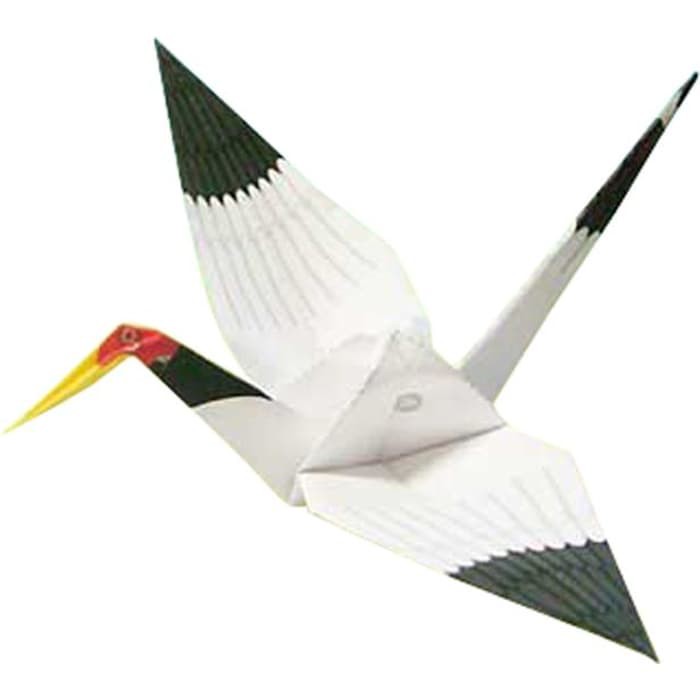 Diy Papercraft Origami Burung Bangau Shopee Indonesia