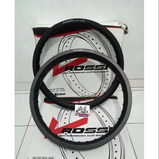 VELG ROSSI RING 18 140 160 - 160 185 - 185 215 - 160 215 / 250 300 / 300 350 Ring 18 SEPASANG 2 PCS - VELG VROSSI RING 18 140 160 / 160 185 / 185 215 / 160 215 / 250 300 / 300 350 HITAM BLACK GOLD EMAS SILVER BIRU