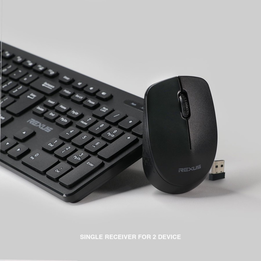 Rexus KM8 Wireless Keyboard Mouse Combo NEW