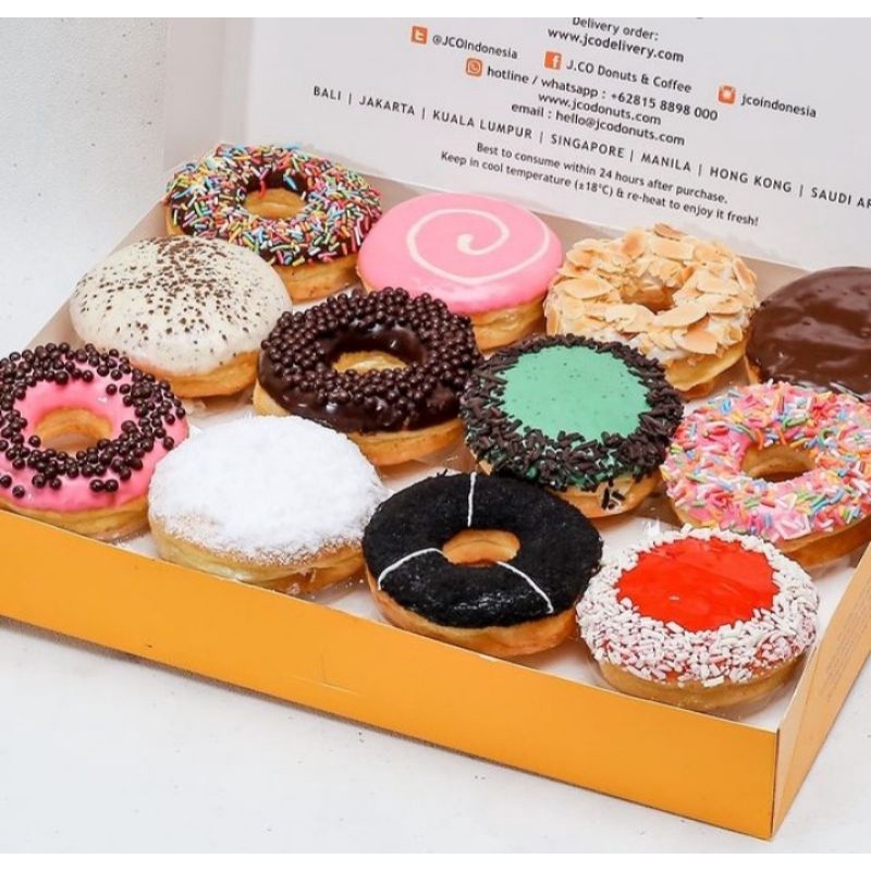 

J.Co Donut donat jastip 1 Lusin