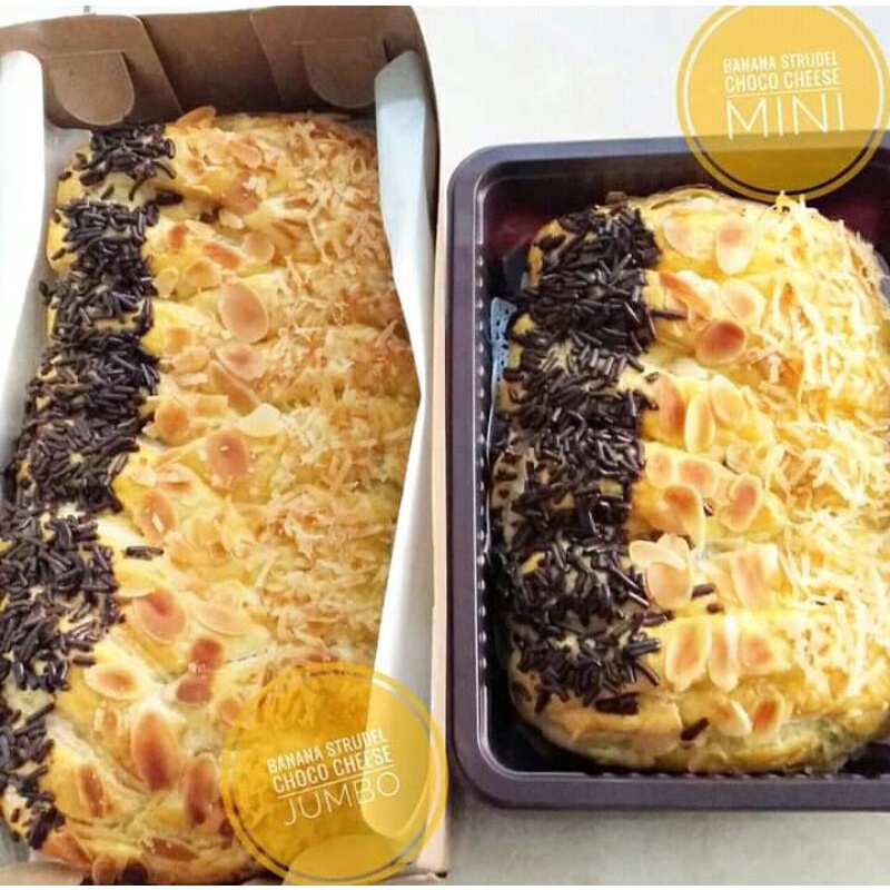 

strudel mini / strudel pisang coklat / almond choco cheese / chicken sosis royal