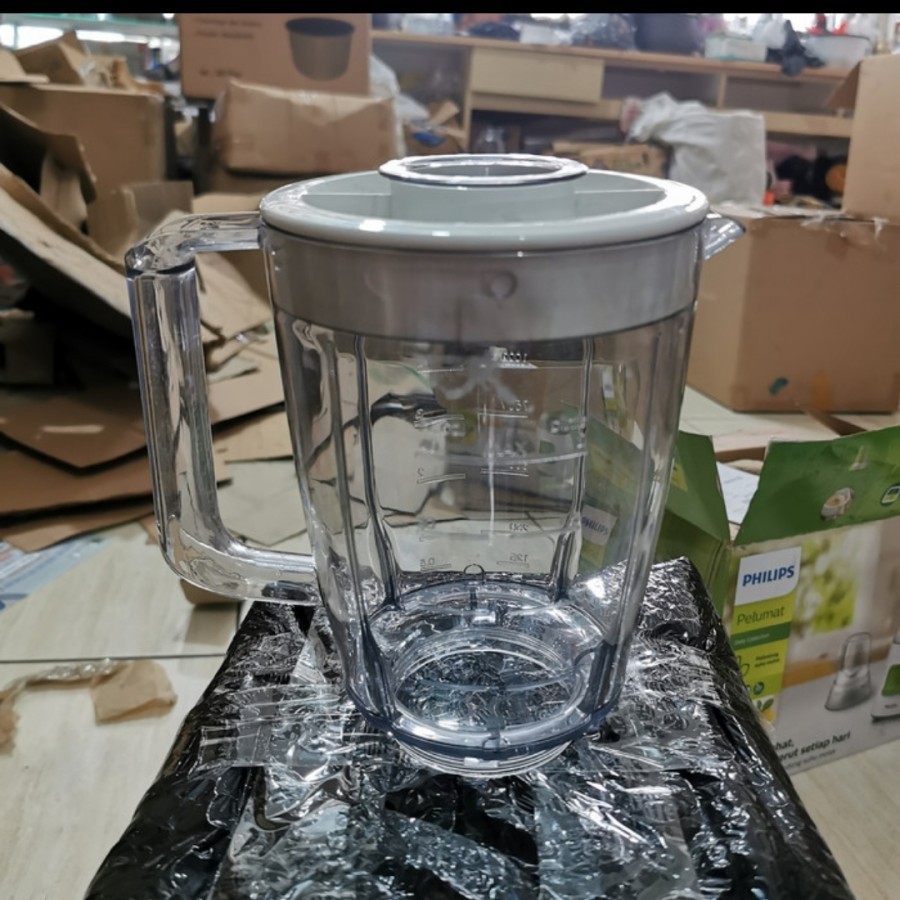 Jar Blender Philips HR 2102 + Tutup ( Tanpa Pisau ) Original