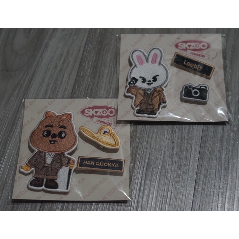 [Official Merchandise] Wappen Set Stray Kids SKZ-X Fanmeeting SKZOO Han Jisung Lee Know Minho Leebit