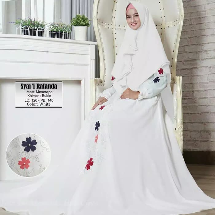 Gamis Syari Syari Rafanda Gamis Pesta Busui Jumbo Berkualitas Murah