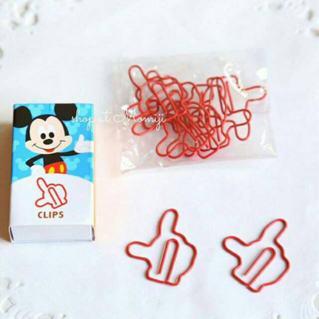 

Disney Mickey Hand Paper Clip