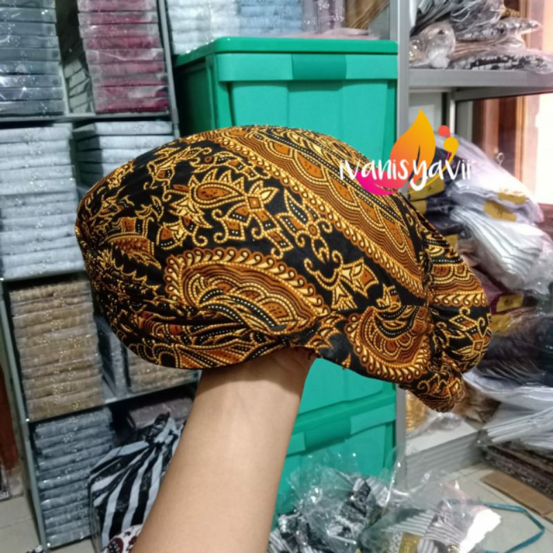 Blangkon Jogja Jarik - Motif Semen Romo