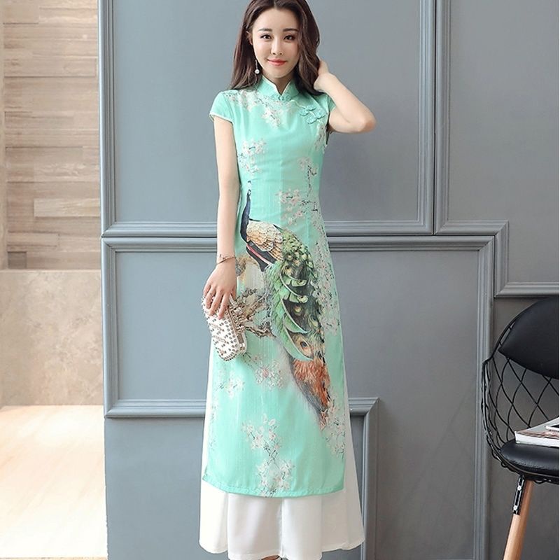 cheongsam women's 2021 summer new Korean version slim fitting retro Chinese Feng