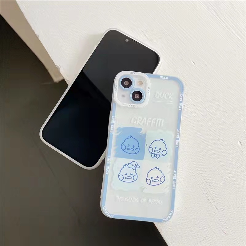 Soft Case Silikon Tpu Motif Kartun Untuk iPhone 13 13pro 13prm 11 7Plus 8Plus Xr XS 13 12pro Max