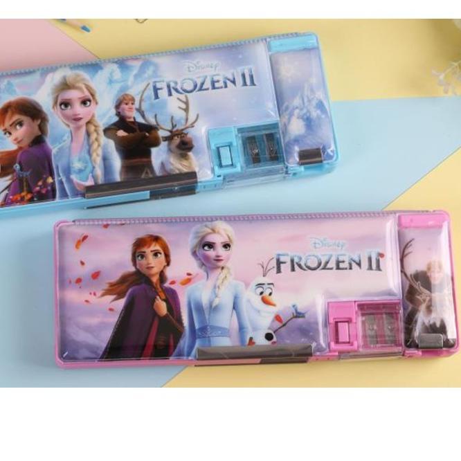 

ㅃ NEW !! PENSIL CASE MAGNET TEMPAT ATK SEKOLAH ANAK KOTAK PENSIL MOTIF FROZEN 1761/1762 ♞