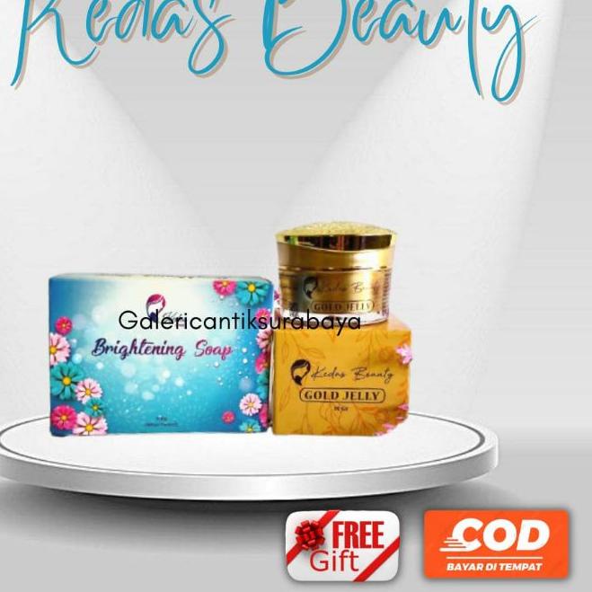 HOT SALE|LR32|KEDAS BEAUTY ORIGINAL BPOM SABUN SERUM GOLD JELLY