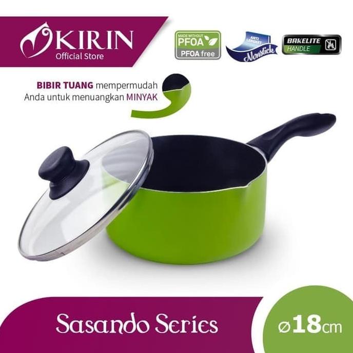 :>:>:>:>] KIRIN SAUCEPAN SASANDO 18
