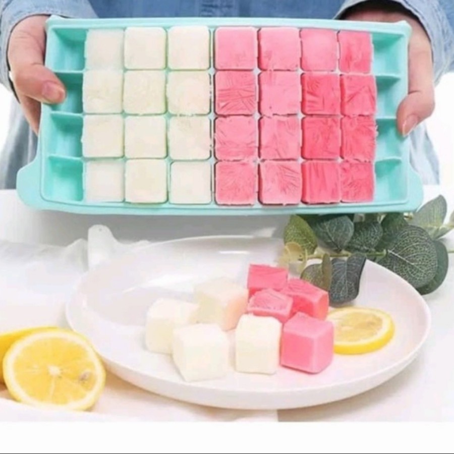 Cetakan es batu 36 kotak silikon ice cube