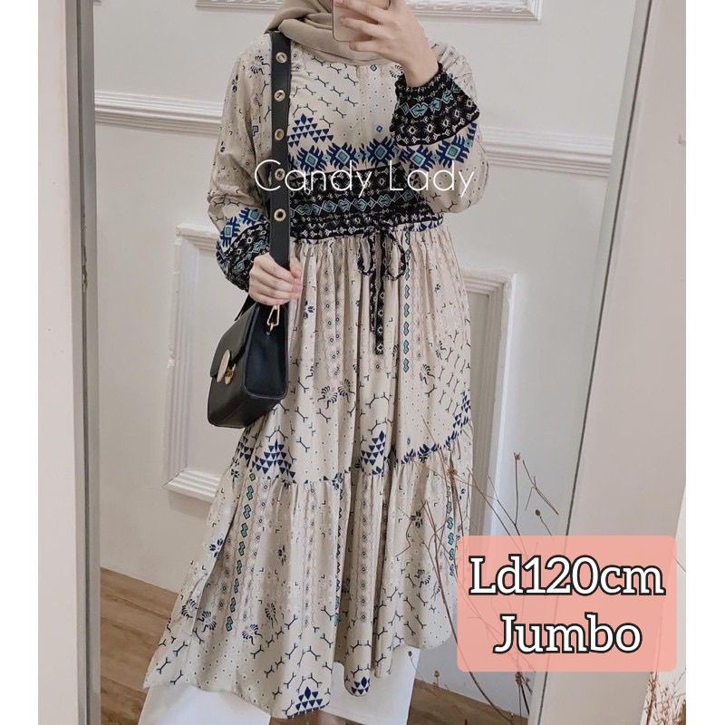 TUNIK JUMBO LD120 / ATASAN TUNIK WANITA / TUNIK WANITA JUMBO / TUNIK MUSLIM / ATASAN MUSLIM / ATASAN WANITA JUMBO / TUNIK JUMBO XXL / ATASAN TUNIK JUMBO XXL