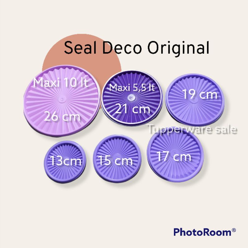 TUTUP DECO CANISTER TUPPERWARE // Tutup toples Tupperware // Maxi canister // tutup MIDI Deco // sup