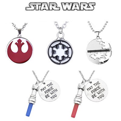 Yuumi - Aksesoris Fashion Kalung Rantai Unisex Star Wars Necklace Panjang Keren Murah - 2I